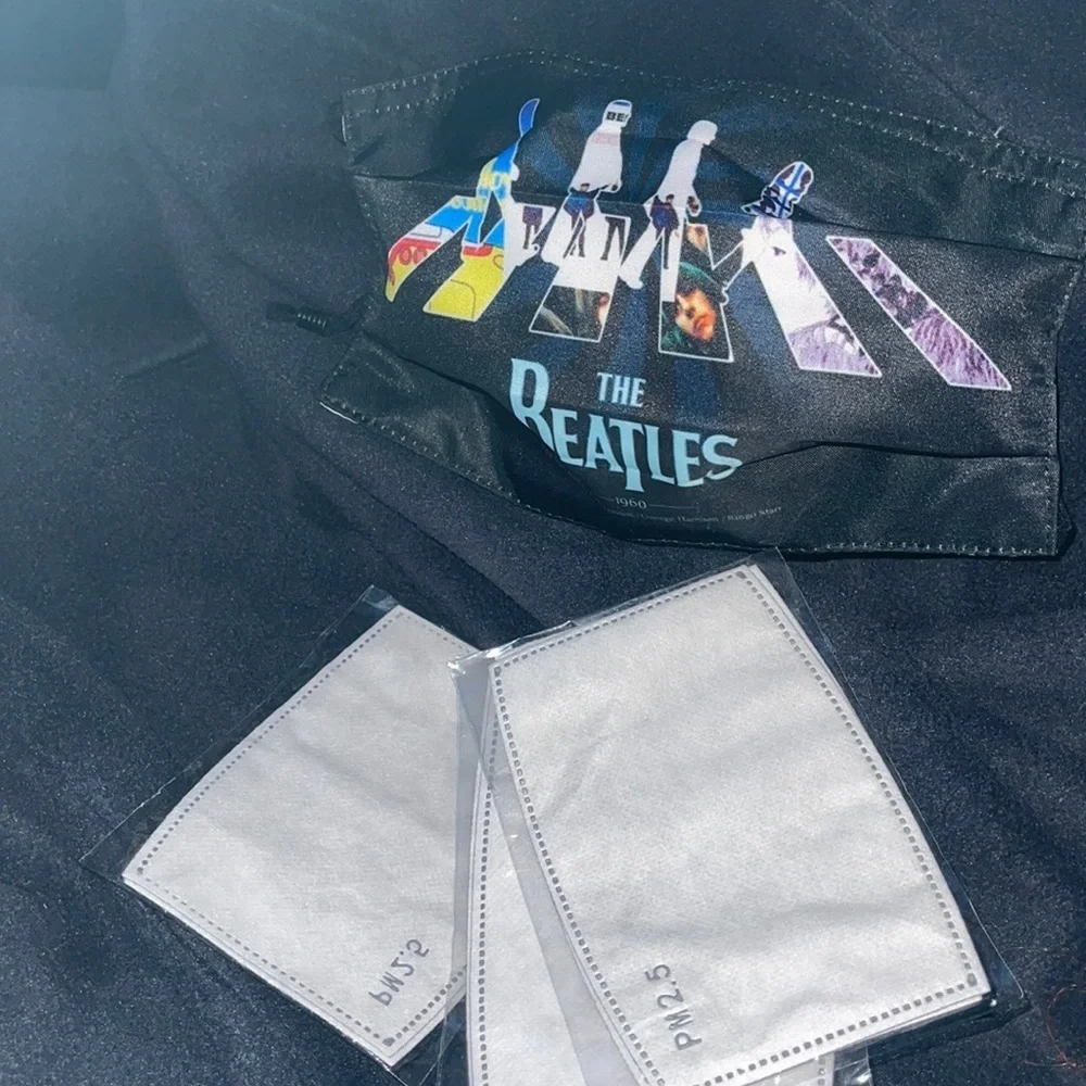 New The Beatles face mask